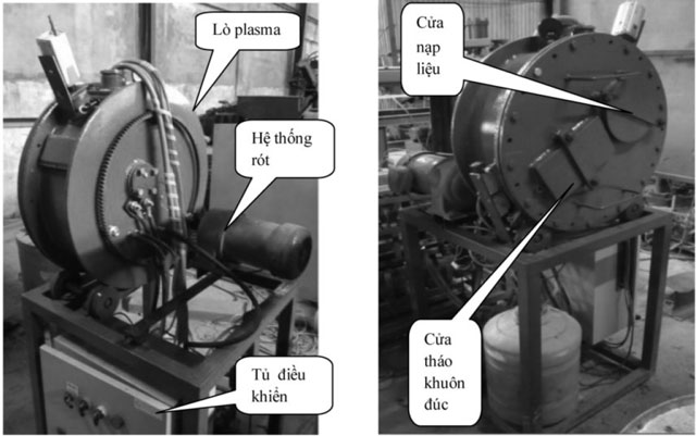 Kết quả bước đầu chế tạo lò plasma đáy nguội chân không để nấu titan